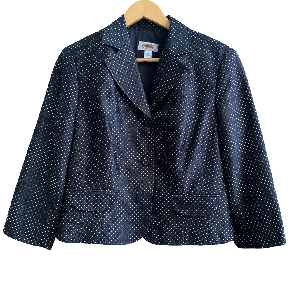 Talbots Silk Black Women's Blazer 10